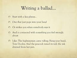 Check spelling or type a new query. Ppt The Ballad Powerpoint Presentation Free Download Id 2191390