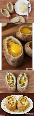Breakfast In A Potato Nosh Up Recipes Breakfast Baked Potatoes Breakfast Recipes