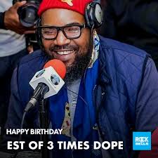 Happy Birthday EST of 3 Times Dope and the Hilltop Hustlers. This Philly MC  gave us classics such as 'The Greatest Man Alive', 'Funky Dividends', and  'From The Gitty Up'. Let's wish