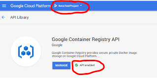 If you see cards for each map apis and services, no apis or sdks have been enabled. Gcp Container Push Not Working Denied Please Enable Google Container Registry Api In Cloud Console At Stack Overflow