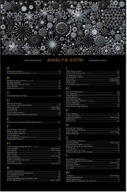 Winter Wedding Seating Chart With Snowflake Pattern