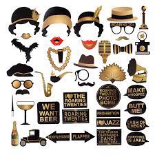Nerves about first birthday party ? Bizoerade 20 S Themed Photo Booth Props 1920s Happiness Roaring Themed Party Kit Birthday Party Bridal Shower Decoration Supplies 42 Pcs Buy Online In Bahamas At Bahamas Desertcart Com Productid 53133460