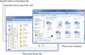 How To Transfer Files To The Samsung Galaxy Tab From Your Pc Dummies