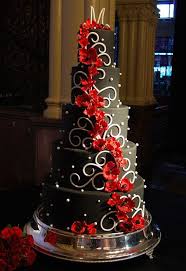 Black And Blue Wedding Cake Pretty Wedding Idea Wedding Tips And Ideas Wedding Cake Red Black And White Wedding Cake White Wedding Cakes