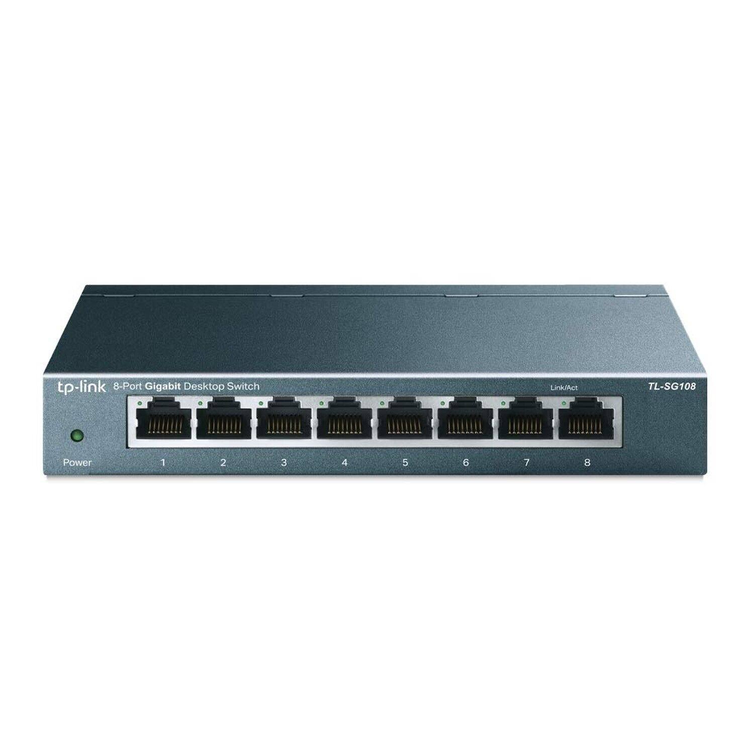 TP-Link TL-SG108 8-Port Gigabit Desktop Switch