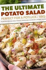 Add the salt and bring the water to a boil. Ultimate Potato Salad Recipe Great For Bbq S The Chunky Chef