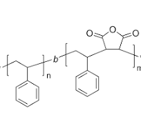 Poly(styrene)-b-poly(styrene-alt-maleic anhydride)