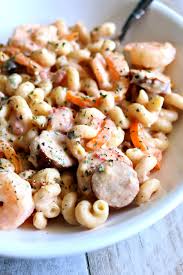 We paired our pasta with chicken sausage, mushrooms, red onion, and collard greens, but you can substitute other types of sausage and vegetables. Instant Pot Cajun Sausage And Shrimp Pasta 365 Days Of Slow Cooking And Pressure Cooking