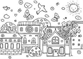Free coloring pages / seasons / spring; Springtime Coloring Page For Kids Download Print Online Coloring Pages For Free Color Nimbus