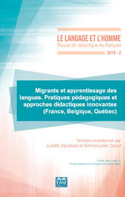 L'allemand est parlé à l'est de la wallonie : Revue Migrants Et Apprentissage Des Langues Pratiques Pedagogiques Et Approches Didactiques Innovantes France Belgique Quebec Emmanuelle Canut Juliette Delahaie Le Langage Et L Homme 532