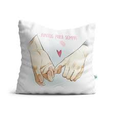 Primeiro de muitos, só estou passando aqui pra deixar mais claro (já deixei bem claro na ligação) o quanto você é especial pra mim e o quanto eu estou feliz de você estar na minha vida e se fazer tão presente nela. Almofada Dia Dos Namorados Juntos Para Sempre E Aqui Na Canecas Personalizadas E Presente Que Fala