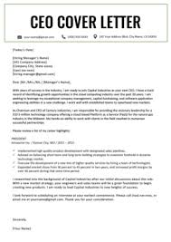 Ceo Resume And Cover Letter