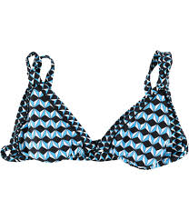 Kenneth Cole Womens Cube Bikini Swim Top