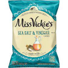 Loads of flavour, very vinegary but i like that. Amazon Com Miss Vickie S Sea Salt Vinegar Flavored Kettle Cooked Potato Chips 1 375 Ounce Bags Pack Of 64 Potato Chips And Crisps Everything Else