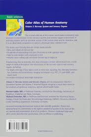 R a cooke, b stewart, eds. Color Atlas Of Human Anatomy Vol 3 Nervous System And Sensory Organs Amazon De Kahle Werner Frotscher Michael Fremdsprachige Bucher