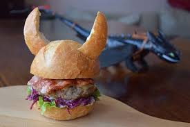 Viking Burger Recipe Yummly Recipe Viking Food Food Burger Recipes