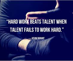 Hard work beats talent when talent fails to work hard.. Hard Work Beats Talent When Talent Fails To Work Hard Kevin Durant Hard Work Beats Talent Motivational Quotes Work Hard