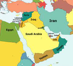 Lebanon's national and official language of arabic. Middle East Political Map Full Size Gifex