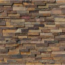 Msi California Gold Ledger Panel 6 In X 24 In Natural Slate Wall Tile 5 Cases 20 Sq Ft Pallet Lpnlscalgld624 The Home Depot Slate Wall Tiles Slate Wall Stone Veneer Panels