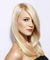 Extra long straight hair with bangs. Long Straight Light Blonde Hairstyle With Side Swept Bangs