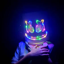 15 fortnite skins ohne maske! Marshmello Helm Handgemachte Rave Helm Led Maske Dj Helm Etsy