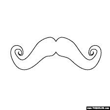 These alphabet coloring sheets will help little ones identify uppercase and lowercase versions of each letter. Mustache Coloring Page Coloring Pages Color Mustache