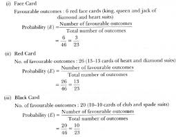 (i) 4 kings, 4 queen and 4 jacks are all face cards. All The Black Face Cards Are Removed From A Pack Of 52 Playing Cards The Remaining Cards Are Well Shuffled And Then A Card Is Sarthaks Econnect Largest Online Education Community