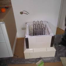 Elektrischer Kachelofen Von Leutschacher Kachelofen Mit Strom Beheizt Strahlungsofen Elektrisch Beheizt Kachelofen Kacheln Elektrisch
