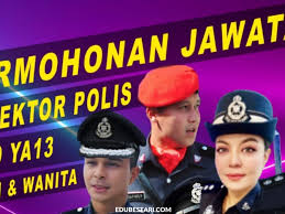 Inspektor polis gred ya13 (lelaki/wanita), 2. Semak Syarat Cara Mohon Jawatan Inspektor Polis Gred Ya13 Bagi Lelaki Wanita Edu Bestari