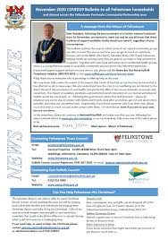 The national cyber security centre (ncsc) provides cyber security guidance and support helping to make the uk the safest place to live and work online. November Covid 19 Bulletin To All Felixstowe Residents Felixstowe Town Council