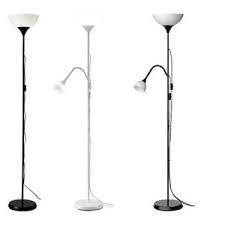 ✅ free shipping on many items! Ikea Not Tall Floor Standing Lamp Black White Reading Light Uplighter 3 Styles Ebay