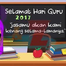 Penyuntingan artikel oleh pengguna baru atau anonim untuk saat ini tidak diizinkan. Tema Hari Guru Lirik Lagu Tema Hari Guru 2017