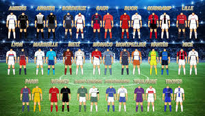 League, teams and player statistics. Vfstore Tenues Ligue 1 2017 2018 Disponibles Virtuafoot Manager Le Jeu D Entraineur De Football