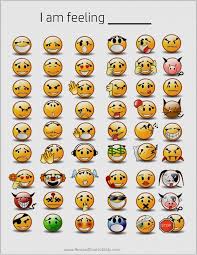 Feeling Faces Feelings Chart Printable Chart Emotion Chart