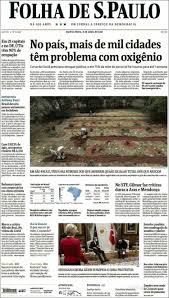 Folha de s.paulo, also known as folha de são paulo, or simply folha, is a brazilian daily newspaper founded in 1921 under the name folha da noite and published in são paulo by the folha da manhã company. Newspaper Folha De Sao Paulo Brasil Newspapers In Brasil Thursday S Edition April 8 Of 2021 Kiosko Net