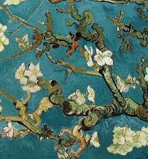 Get hand painted museum quality reproduction of branches with almond blossom by vincent van gogh. Vincent Van Gogh Blossoming Almond Tree Detail Art Details Vincent Van Gogh Art Van Van Gogh