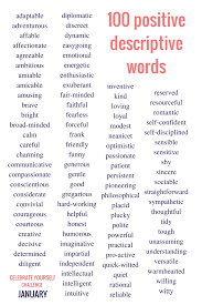 descriptive vs non descriptive writing