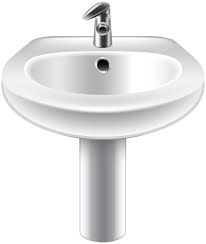 Bathroom Sink Clipart Black And White Sink Png Clip Art Em 2020