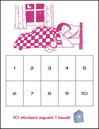 Reward Chart Template Sleep Printable Coloring Pages For Kids