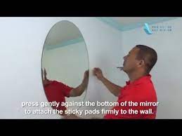 Frameless mirrors are a great addition to any bathroom or bathroom. Oval Frameless Wall Mirror Installation Fab Glass And Mirror Youtube
