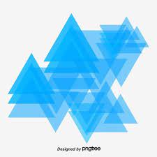 Science And Technology Blue Purple Triangle Element Vector And Png Album Cover Design Geometric Background Banner Design