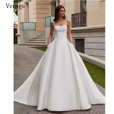 Buy satin strapless wedding dresses and get the best deals at the lowest prices on ebay! Top 10 Largest Simple Wedding Dress Pockets Brands And Get Free Shipping A91
