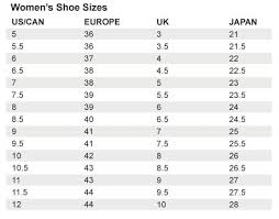 viola size chart best of women s shoe size conversion chart