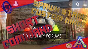 The ark item id and spawn command for air conditioner, along with its gfi code, blueprint path, and example commands. Ark Xbox Ps4 Spawn Tame Custom Dinos Short Command How To By Mortal T