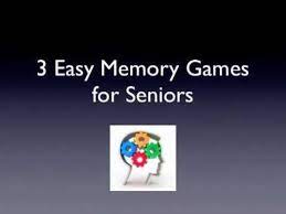 The game displays a list of words to remember during few seconds. 3 Easy Memory Games For Seniors Youtube