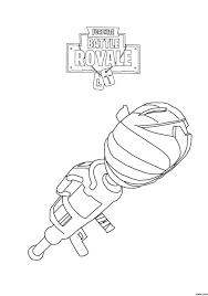 See more ideas about coloring pages, fortnite, coloring pages to print. Fortnite Battle Royale Lance Roquettes Coloriage Fortnite Battle Royale Coloriages Pour Enfants