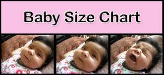 sewing size chart for babies and toddlers