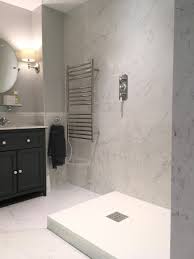 Maybe you would like to learn more about one of these? A Classic Marble Effect Bathroom Situated In North London Inspired By A Luxury 5 Stars Marble Tile Bathroom White Marble Tile Bathroom White Marble Bathrooms