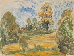 Starting now our app lets you virtually place our fabulous finds in your space. Ronald Ossory Dunlop Ra Ireland Summer Landscape Gouache C1900 M Ford Creech Antiques