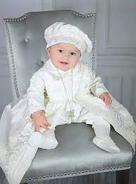 Amazon Com Baby Boy Christening Gown Spanish Style Outfit Ropones Para Bautizo Baptism Outfit B001 Handmade Products